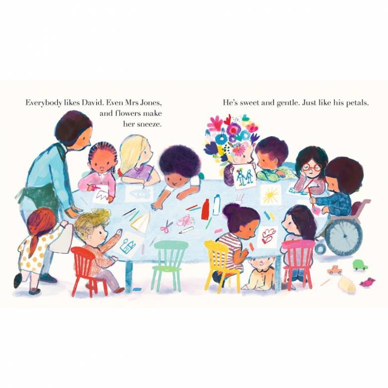 The Boy With Flowers In His Hair By Jarvis - Paperback Book