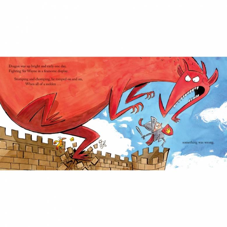 The Dragon With The Blazing Bottom - Paperback Book
