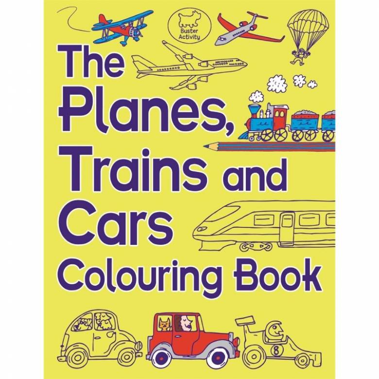 The Planes, Trains & Cars Colouring Book