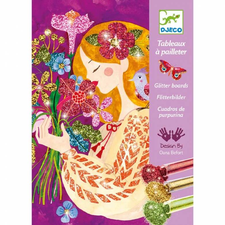 The Scent Of Flowers - Glitter Craft Kit By Djeco 7+