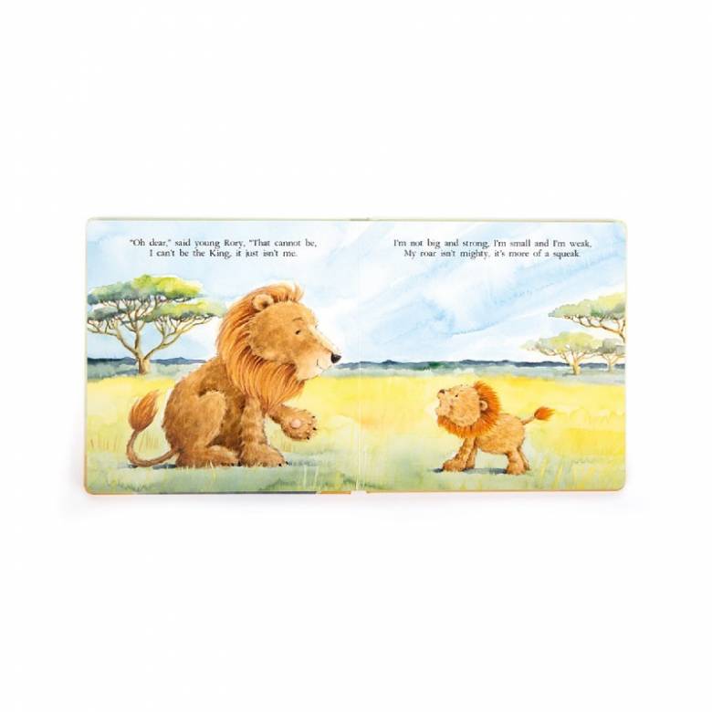 The Very Brave Lion - Hardback Book By Jellycat