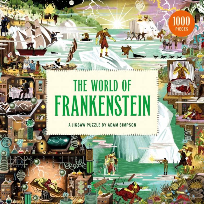The World Of Frankenstein - 1000 Piece Jigsaw Puzzle