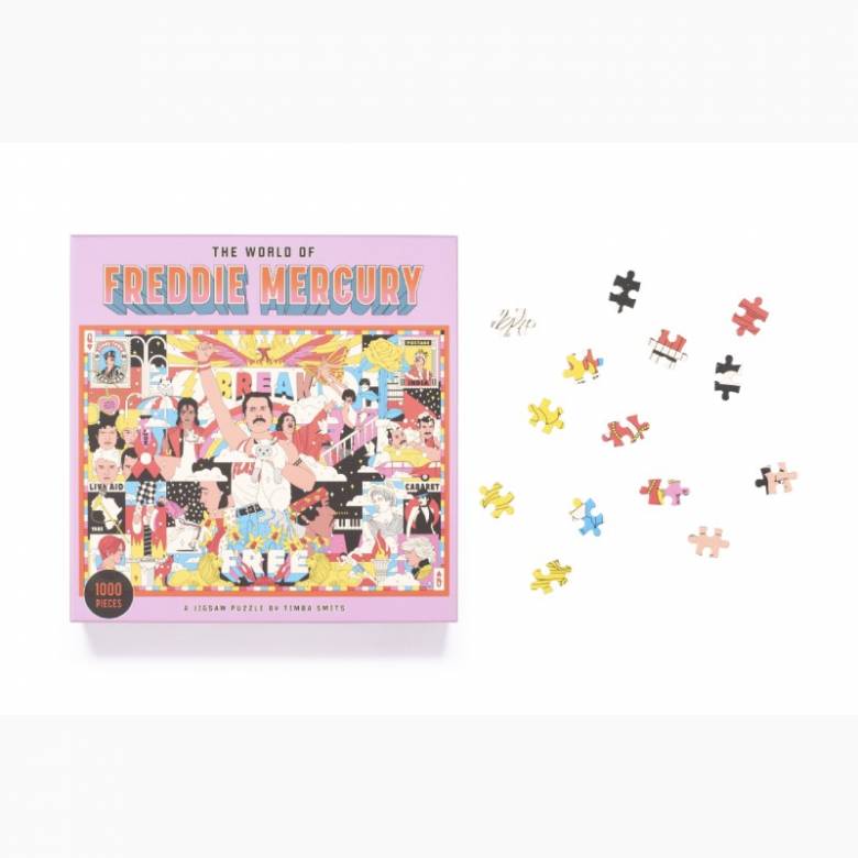 The World Of Freddie Mercury - 1000 Piece Jigsaw Puzzle