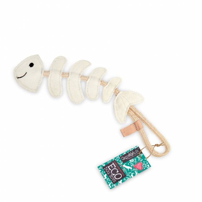 Thin Lizzy Fish Bone Eco Dog Toy