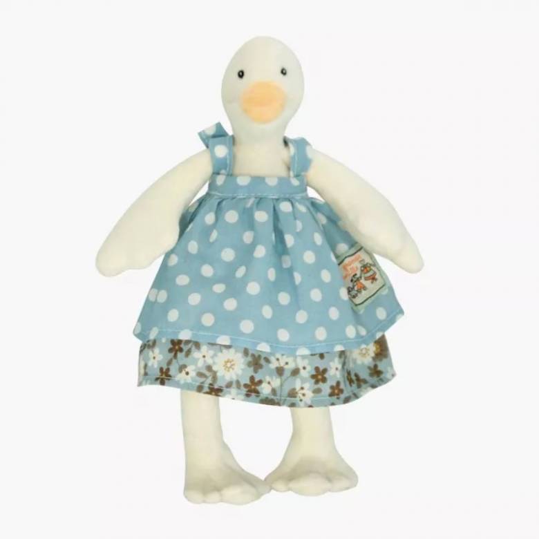 Tiny Jeanne The Duck Soft Toy By Moulin Roty 0+
