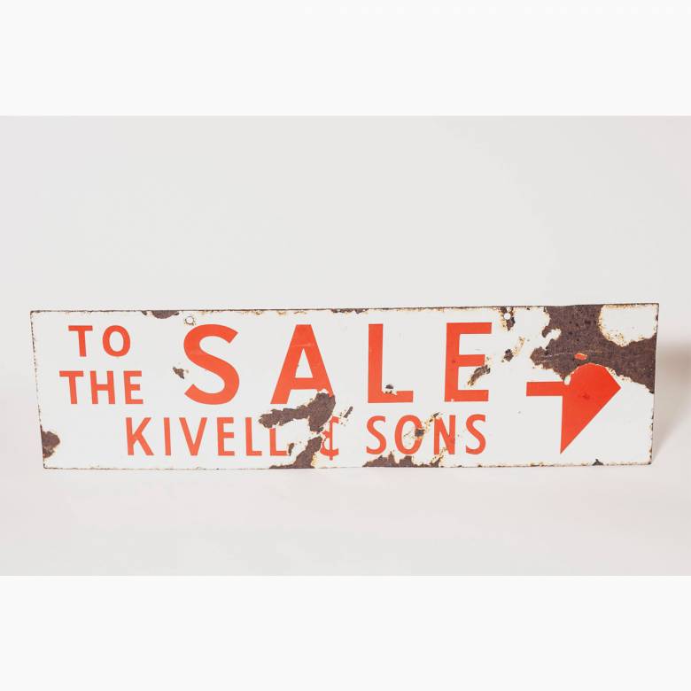Vintage Shop Sign - To The Sale