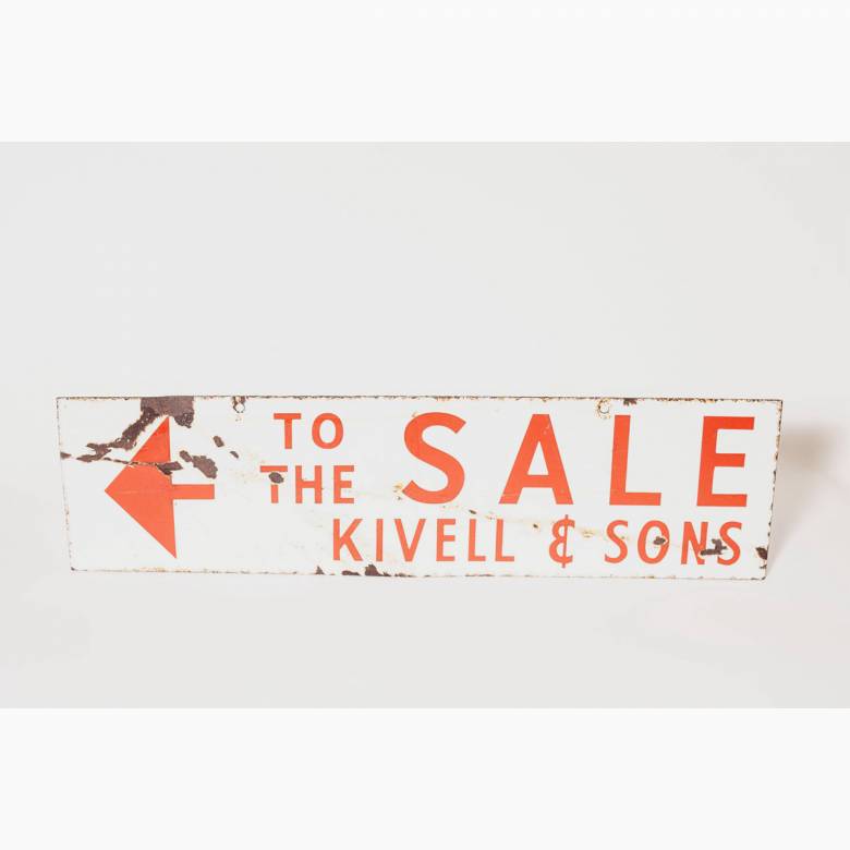 Vintage Shop Sign - To The Sale