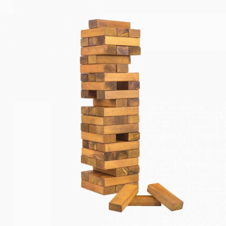 Toppling Tower - Handcrafted Wooden Game Set