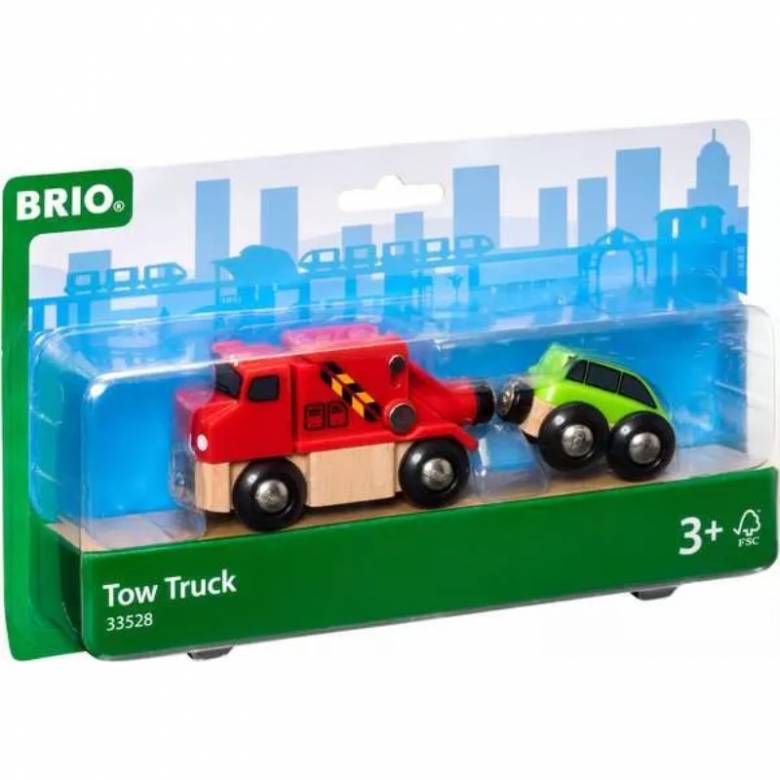 Tow Truck By Brio Wooden Railway 3+