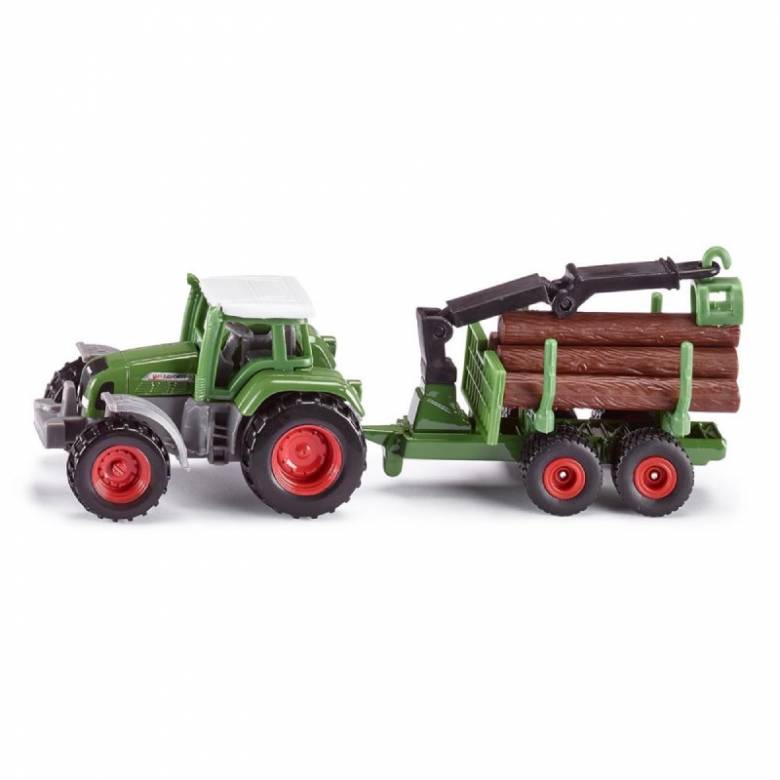Tractor with Forestry Trailer - Double Die-Cast Toy 1645 3+
