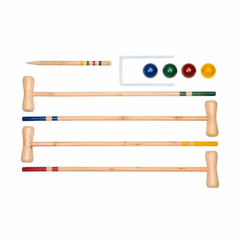 Traditional Wooden Croquet Set 8+