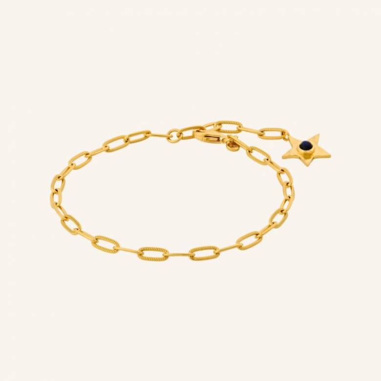 Twinkling Star Bracelet In Gold By Pernille Corydon