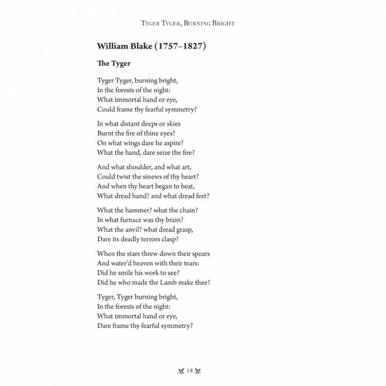 Tyger Tyger Burning Bright: Much Loved Poems - Hardback Book