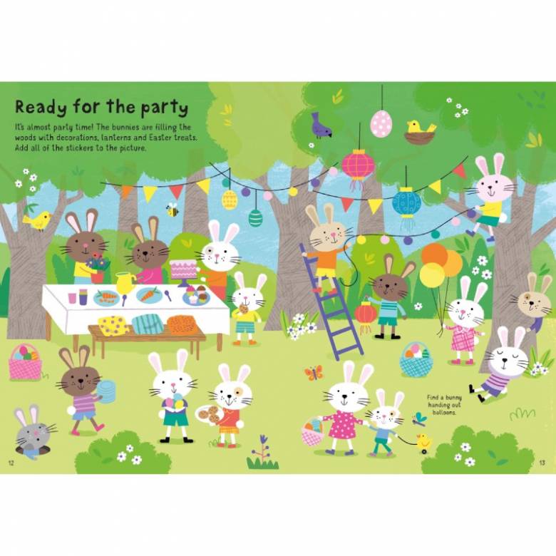 Usborne Little First Stickers: Easter Bunnies