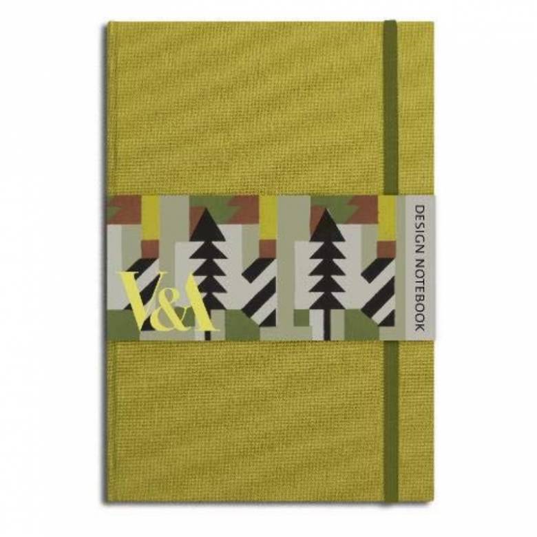 V&A Notebook In Victorian Chartreuse