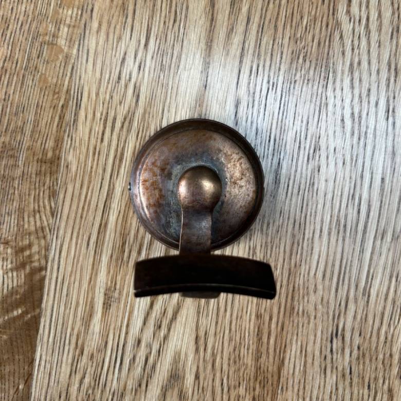 Vintage Round Brass Hook