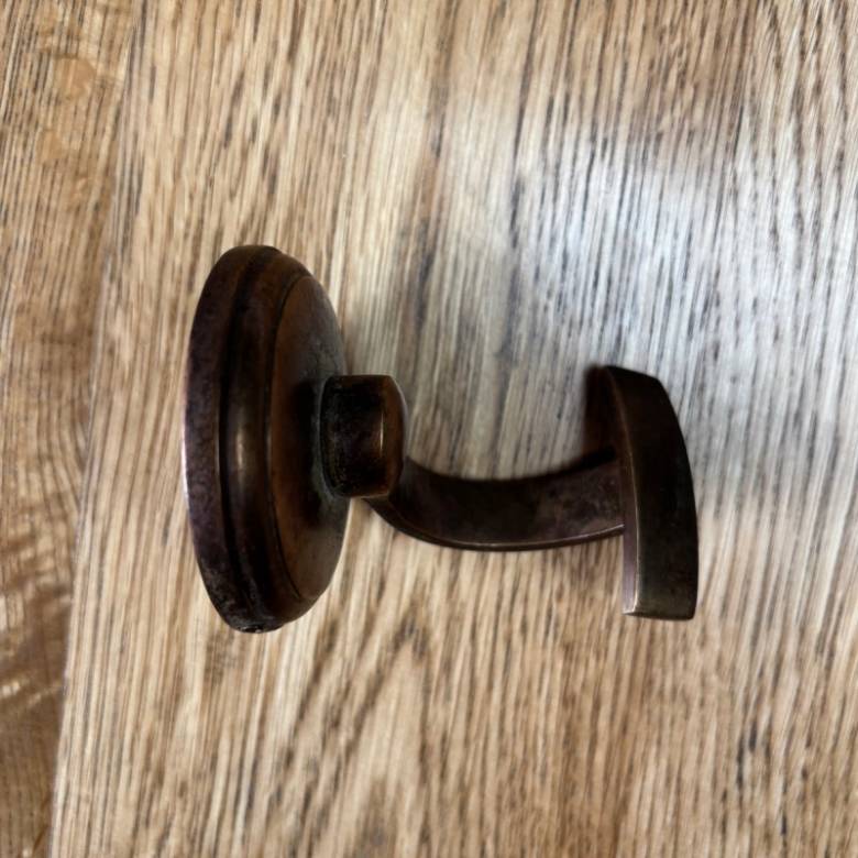 Vintage Round Brass Hook
