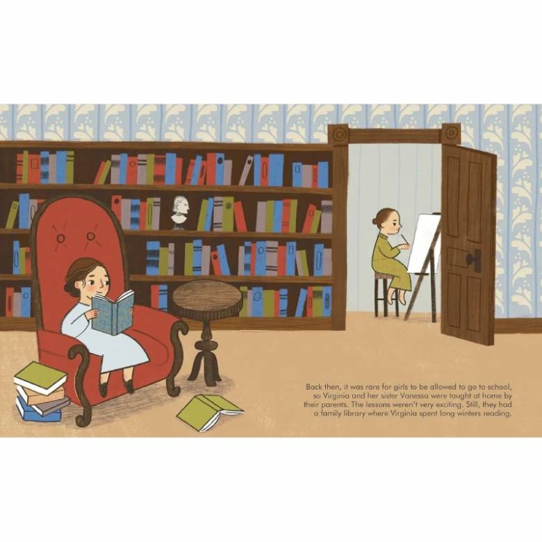 Virginia Woolf: Little People, Big Dreams - Hardback Book