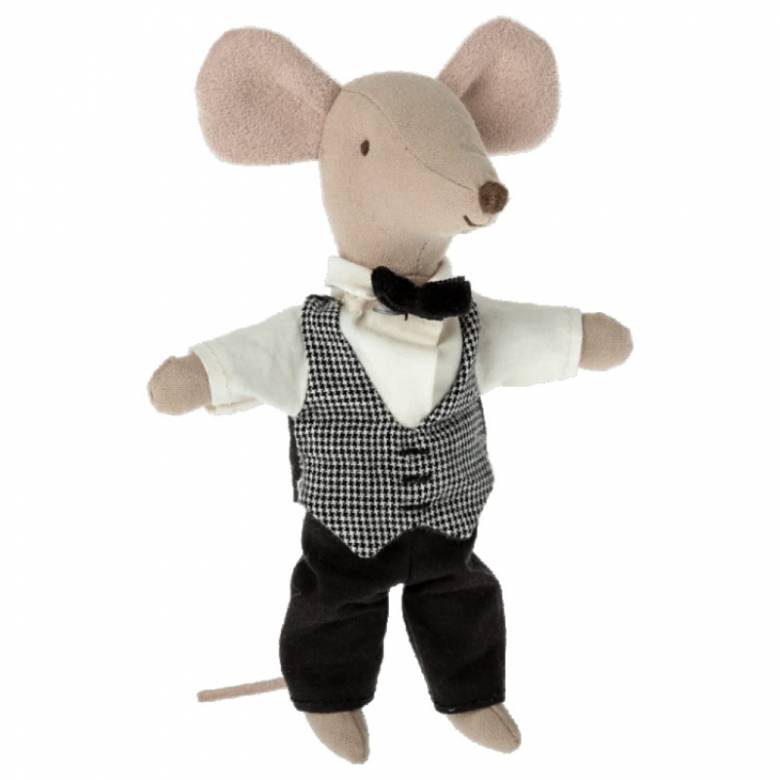 Waiter Mouse Soft Toy By Maileg 3+