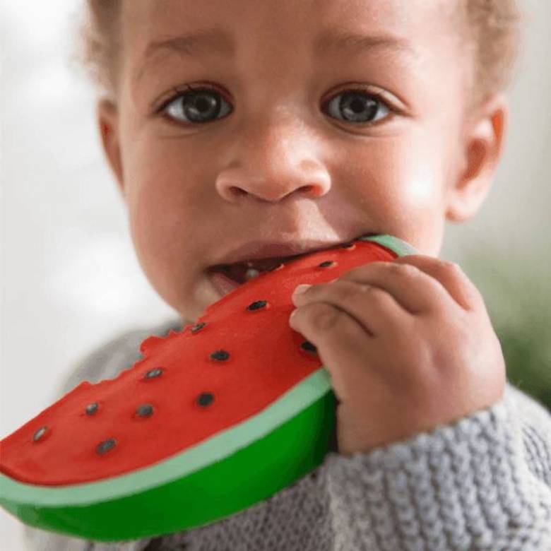 Wally The Watermelon - Natural Rubber Teething Toy 0+