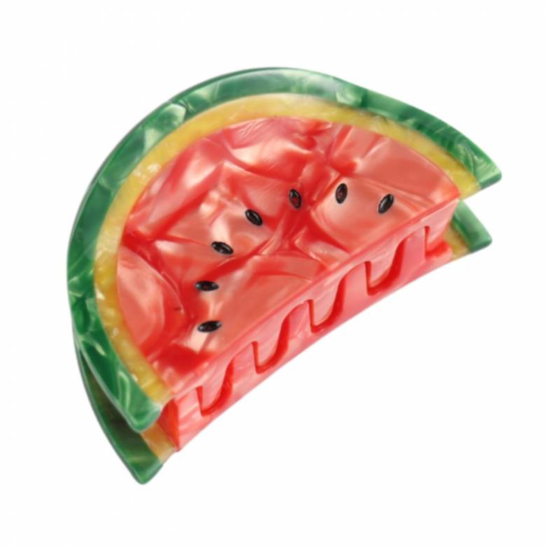 Watermelon - Large Single Claw Hair Clip