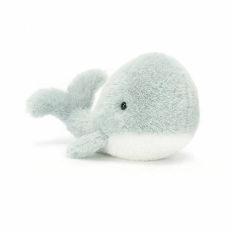Wavelly Whale In Grey Soft Toy By Jellycat 0+