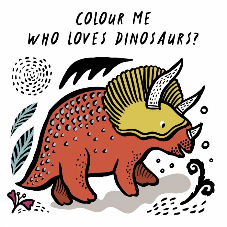 Who Loves Dinosaurs? - Colour Me Bath Book