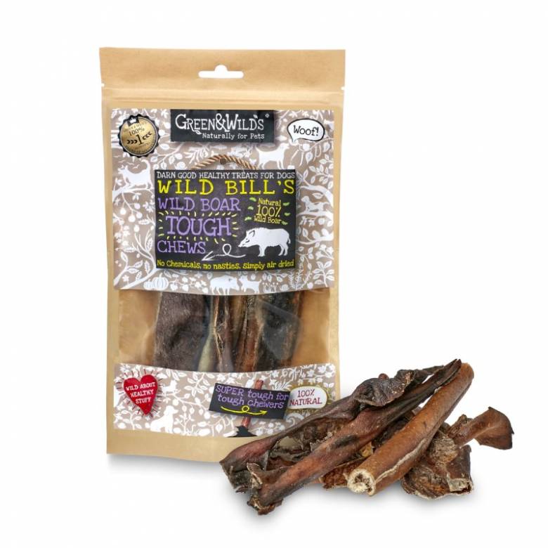 Wild Boar Tough Chews Dog Treat 160g