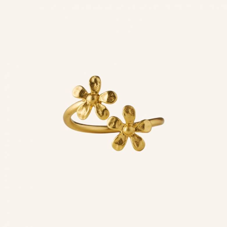 Wild Poppy Ring In Gold S55 By Pernille Corydon
