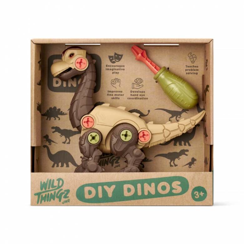 Wild Thingz DIY Dino - Brachiosaurus Construction Toy 3+