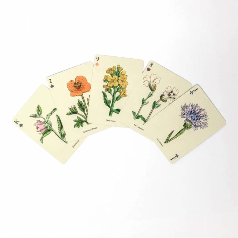 Wildflowers - Single Deck Of Playing Cards
