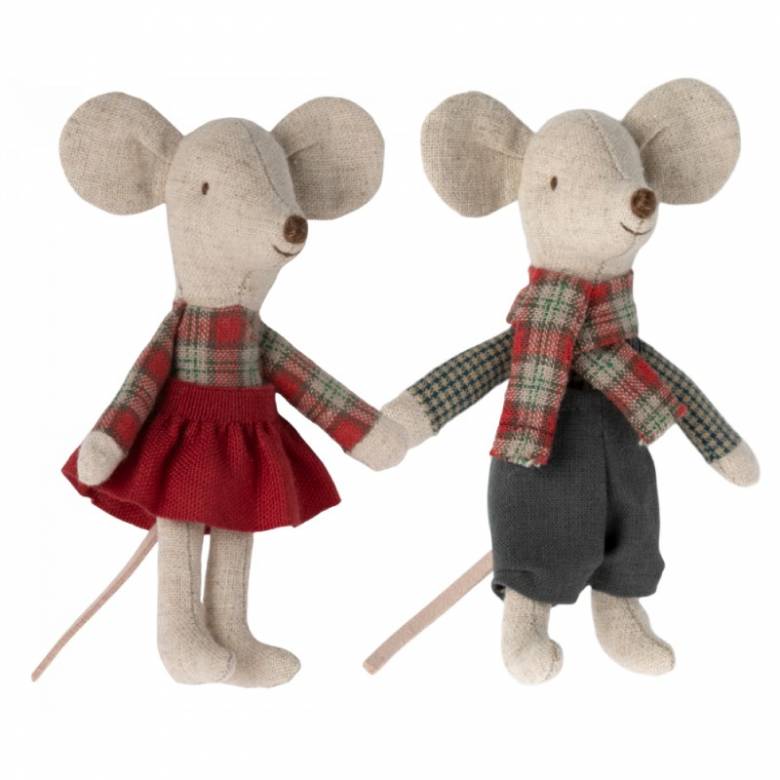 Winter Mice Twins Soft Toys By Maileg 3+