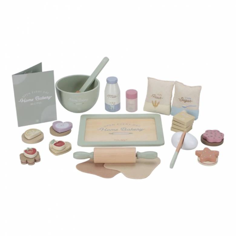 Wooden Baking Set Play Food Toy By Little Dutch 3+
