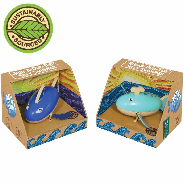 Wooden Silly Swimmers Bath Toy 3+
