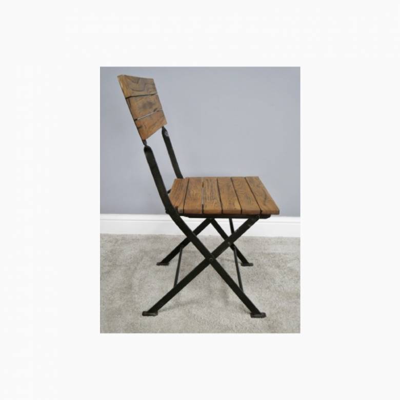 Wooden Slatted Garden Chair