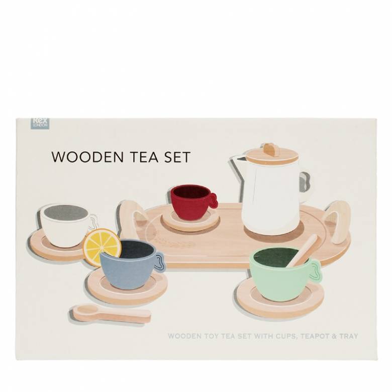 Wooden Toy Tea Play Set 3+