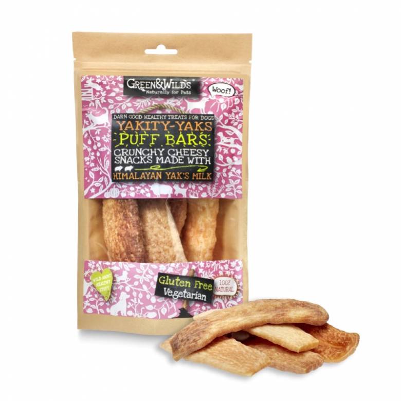 Yakity Yak Puff Bars Dog Treats 75g